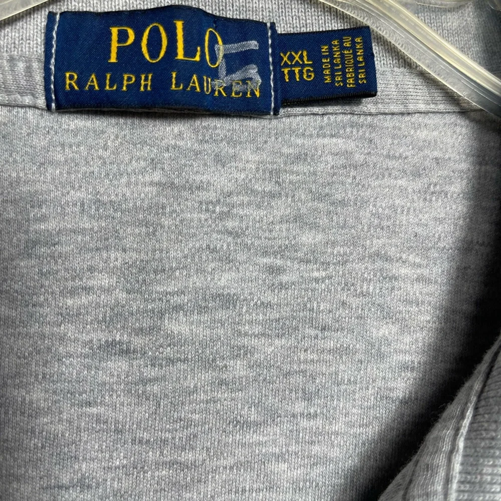 Polo Ralph Lauren size‎ XXL soft cotton classic grey polo shirt